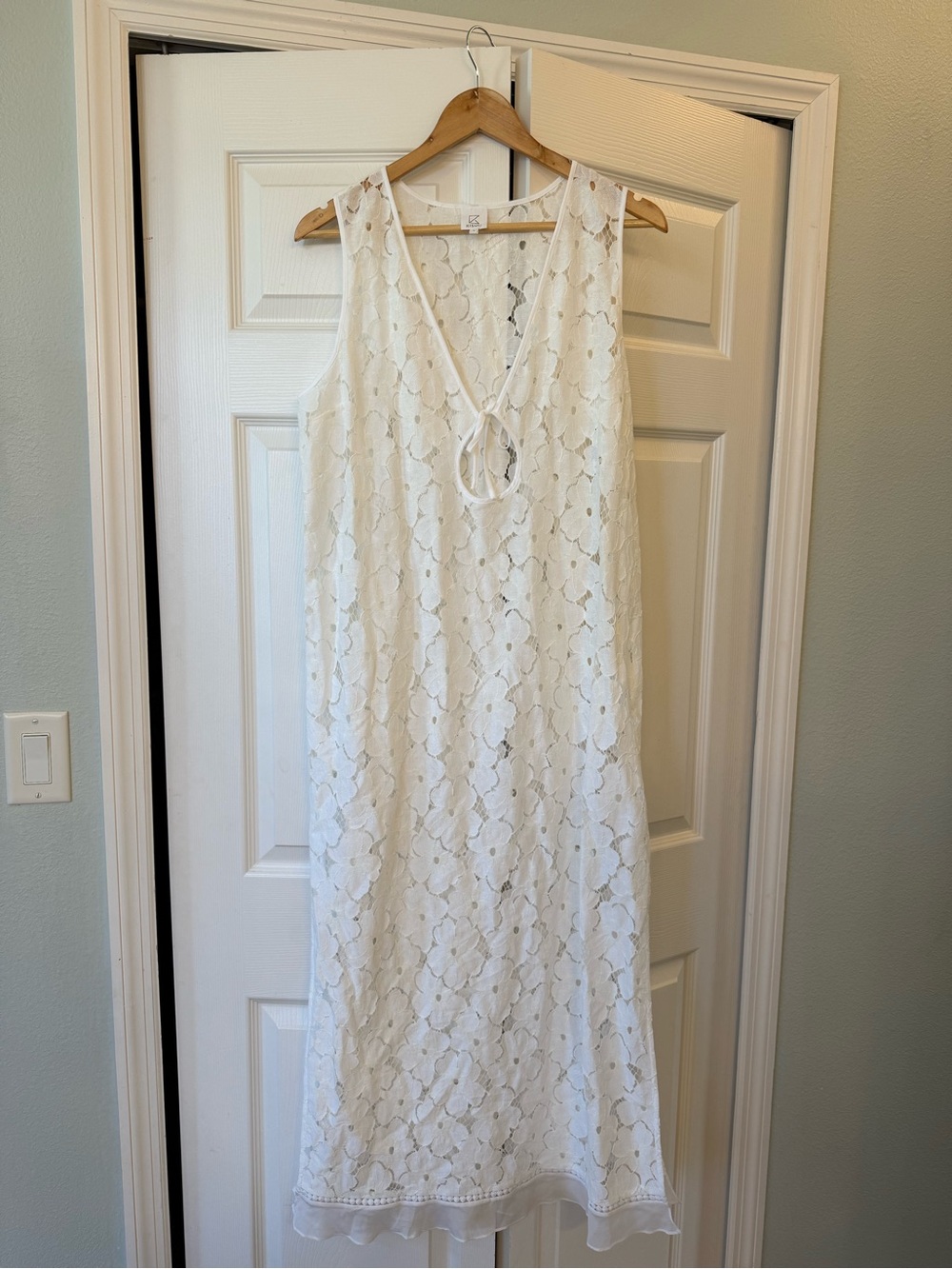 Kisuii Bathing Suit Cover-up - Size L White